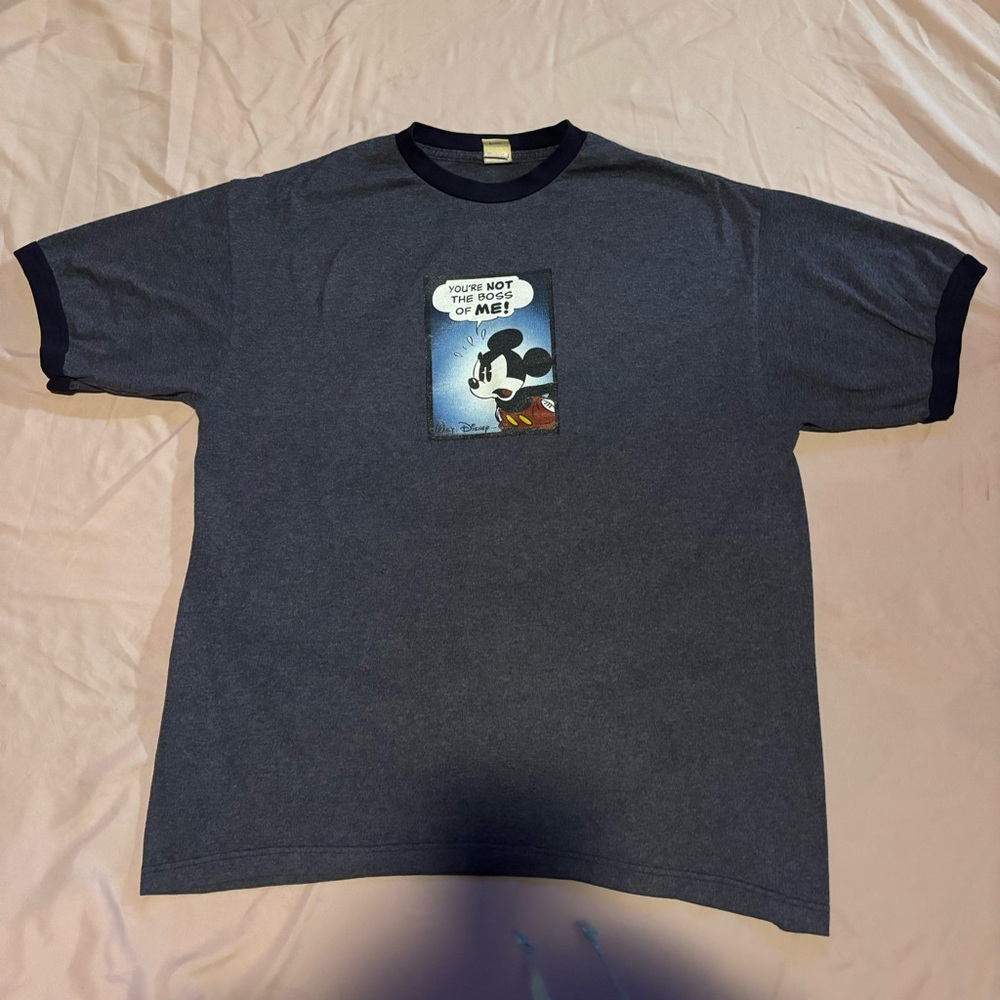 Walt Disney Mickey Mouse Men's Graphic T-Shirt “You’re not the boss of me!”